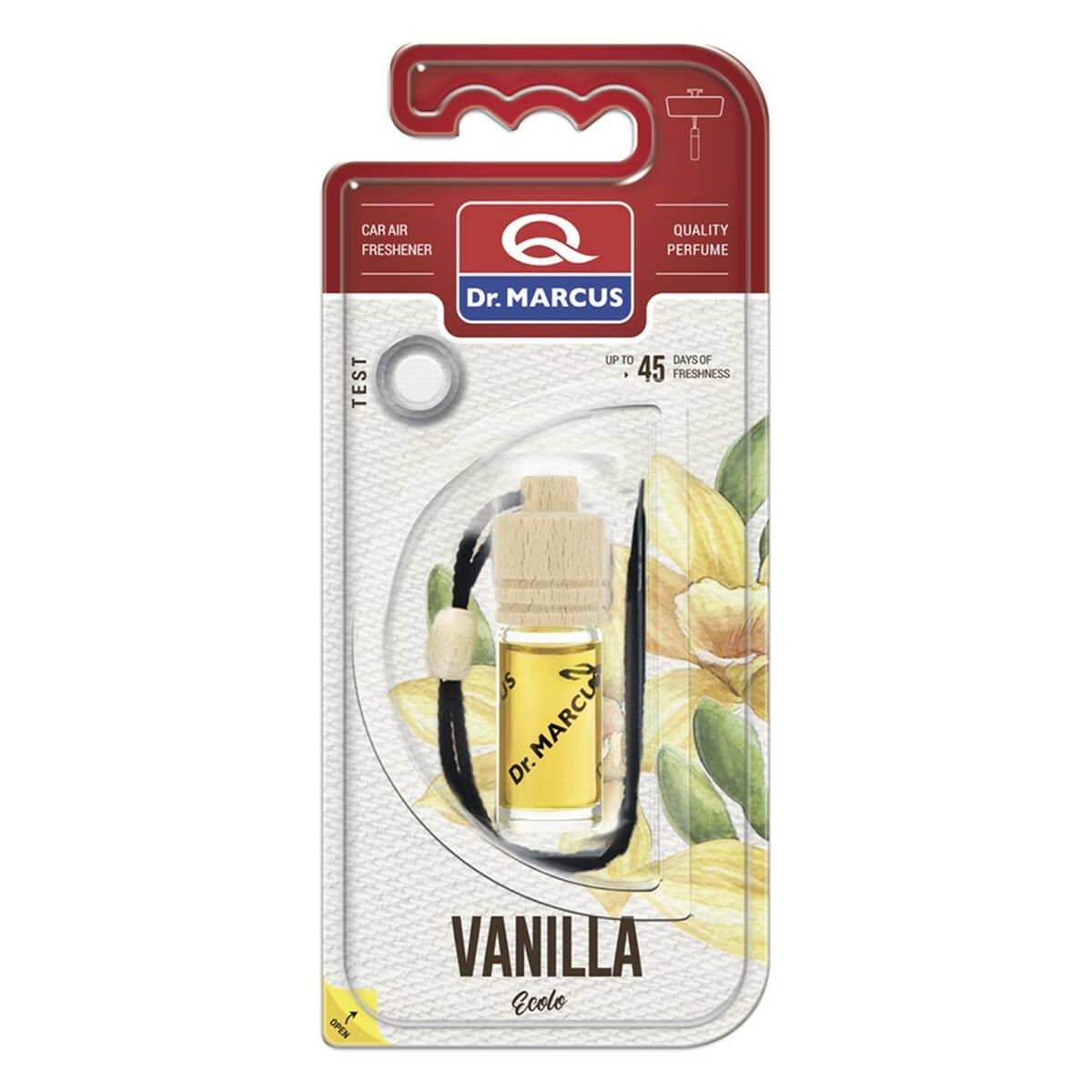 Car Air Freshener Dr Marcus ECOLO VANILLA Vanilla 4,5 ml Wood Glass-1